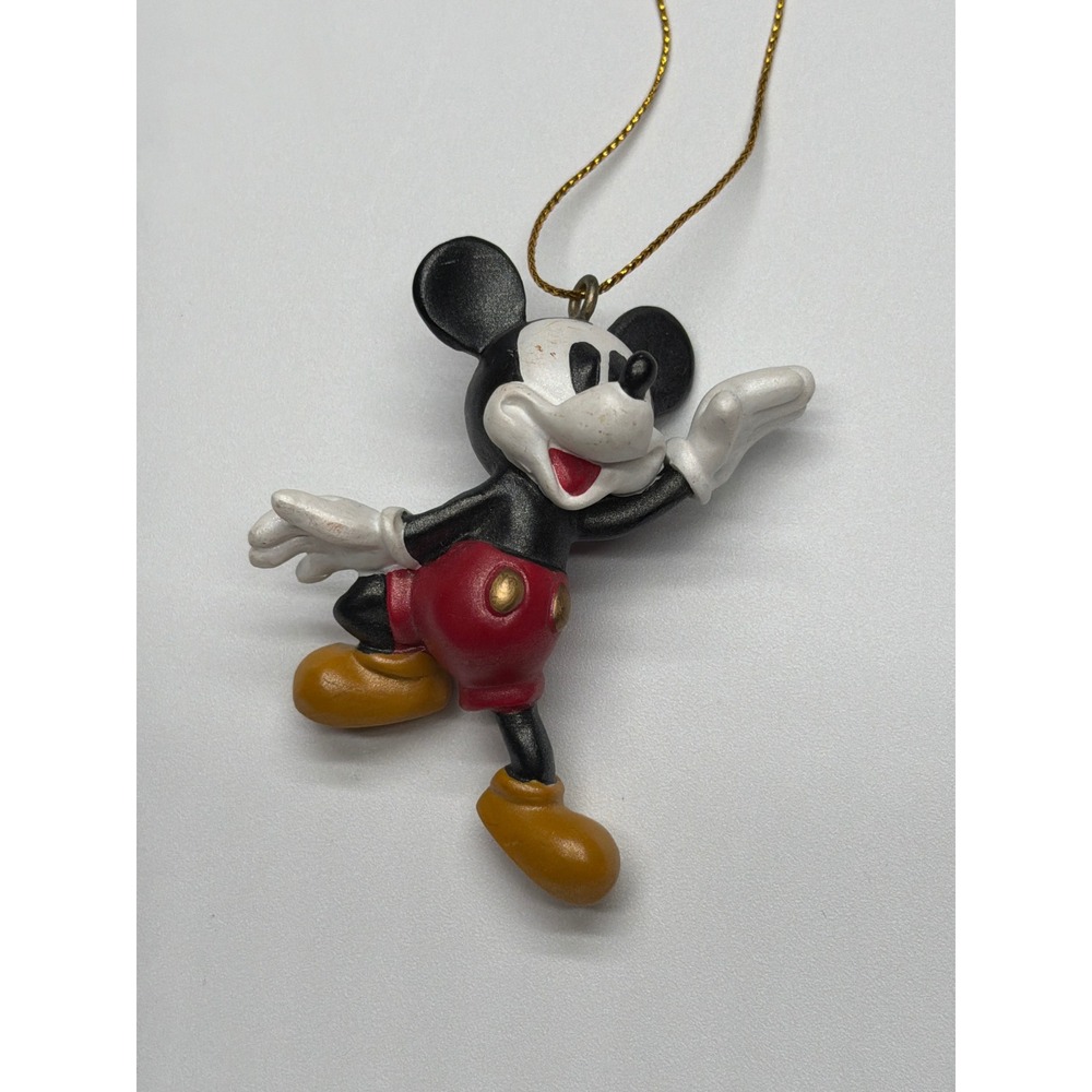 Disney Mickey Mouse Christmas Ornament Hanging Decor‎ Collectible Vintage Style